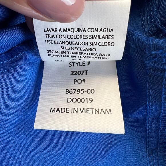 Barco Grey’s Anatomy 3 Pocket Low Rise Cargo Straight Leg Scrub Pants Size LT - Picture 8 of 10